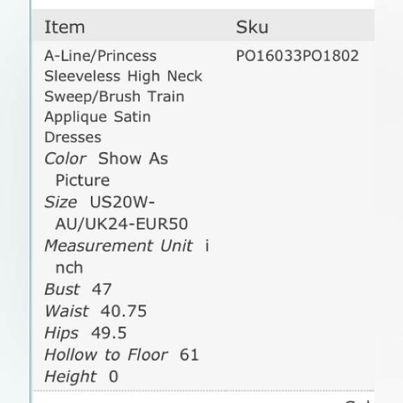 Never Been Worn ⭐️Brand New⭐️ A-Line Princess Sleeveless High Neck Prom Dress - Picture 2 of 4